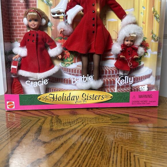 Vintage Barbie Holiday Sisters 1999 Gift Set Stacie, Barbie, Kelly-MPN 23617-NIB - Picture 8 of 14